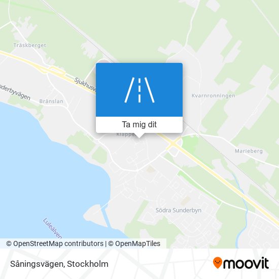 Såningsvägen karta