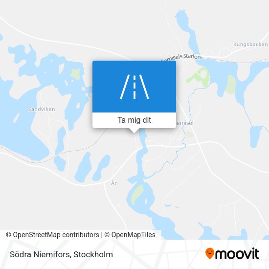 Södra Niemifors karta
