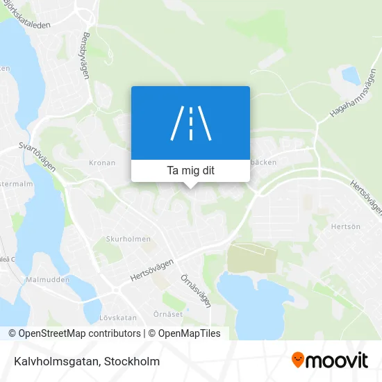 Kalvholmsgatan karta