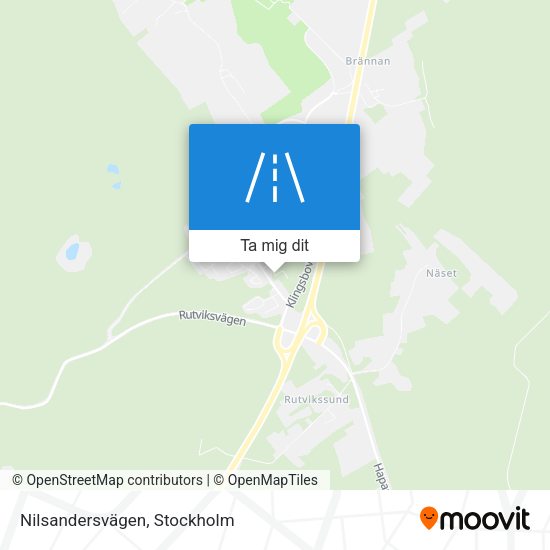 Nilsandersvägen karta