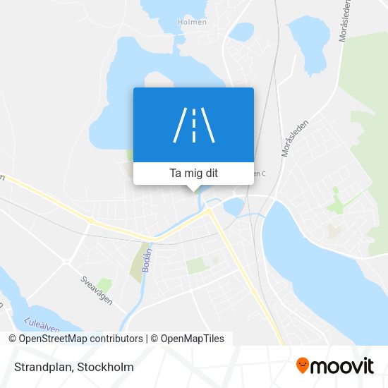 Strandplan karta