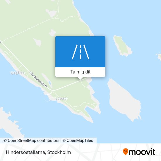 Hindersöstallarna karta