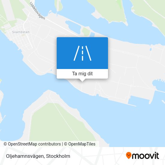 Oljehamnsvägen karta