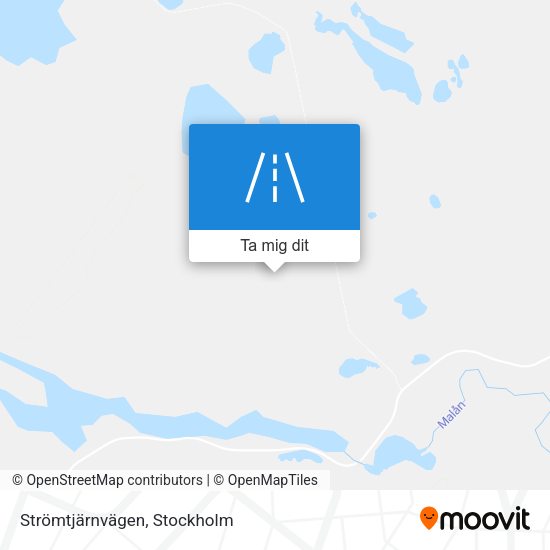 Strömtjärnvägen karta