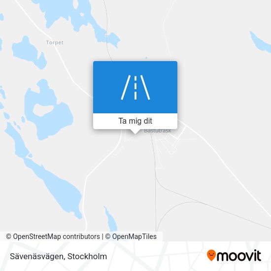 Sävenäsvägen karta