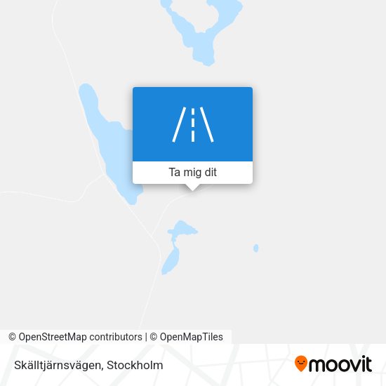 Skälltjärnsvägen karta