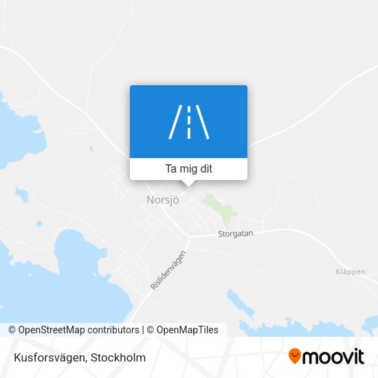 Kusforsvägen karta