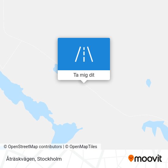 Åträskvägen karta