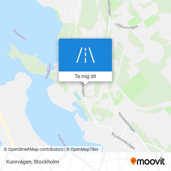 Kurirvägen karta