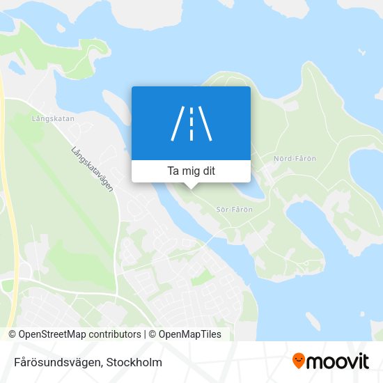Fårösundsvägen karta