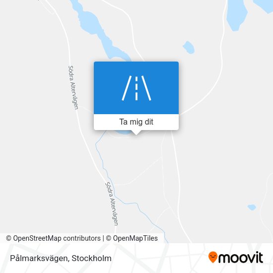 Pålmarksvägen karta