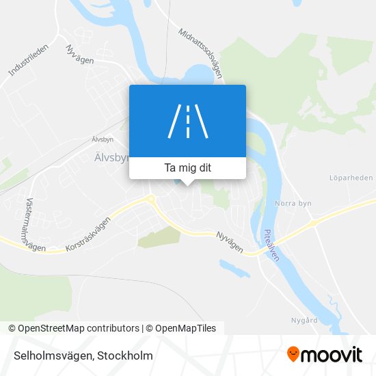 Selholmsvägen karta