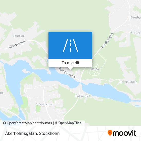 Åkerholmsgatan karta