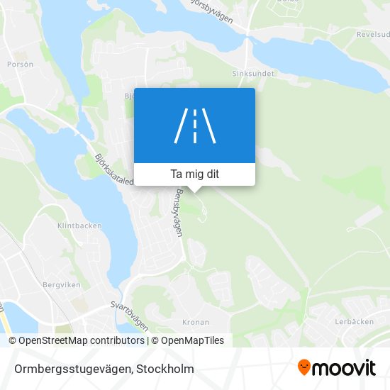 Ormbergsstugevägen karta