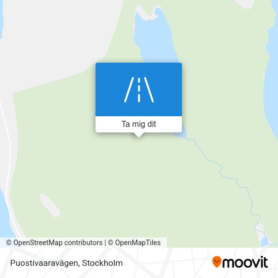 Puostivaaravägen karta