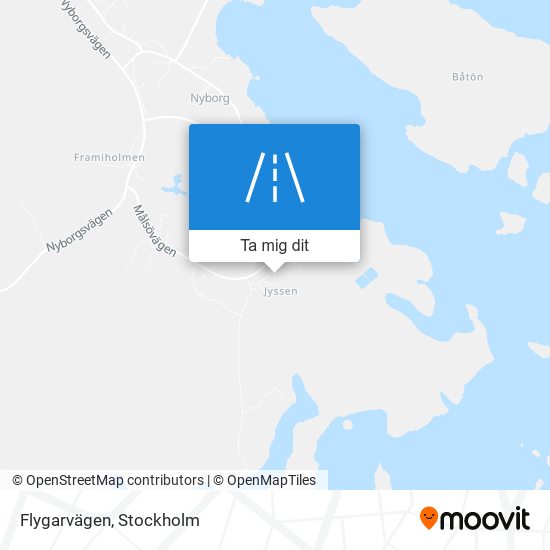 Flygarvägen karta