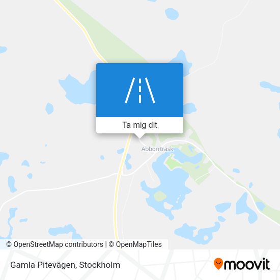Gamla Pitevägen karta