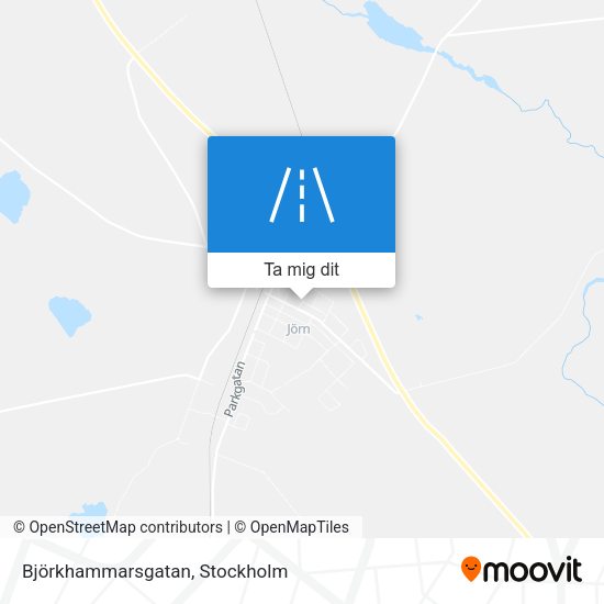 Björkhammarsgatan karta