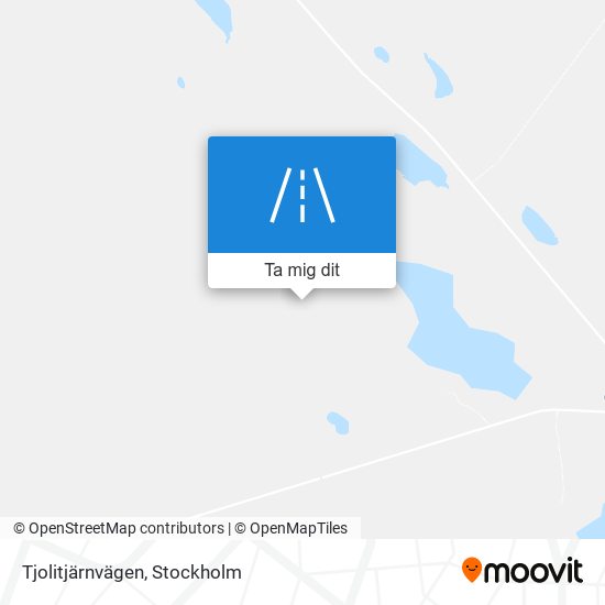 Tjolitjärnvägen karta