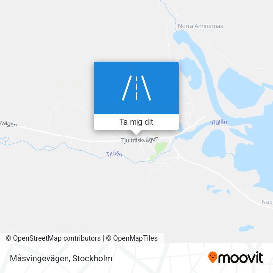 Måsvingevägen karta