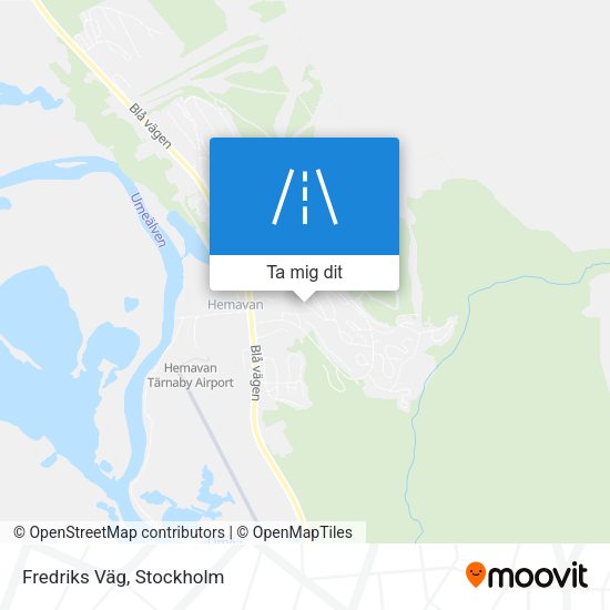 Fredriks Väg karta