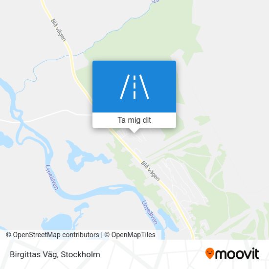 Birgittas Väg karta