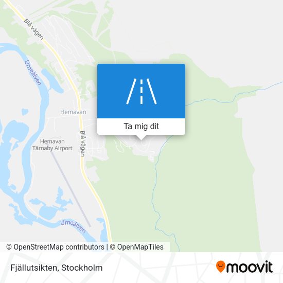 Fjällutsikten karta