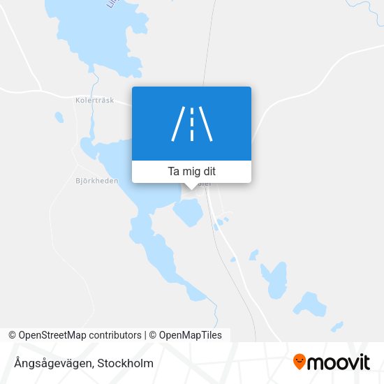 Ångsågevägen karta