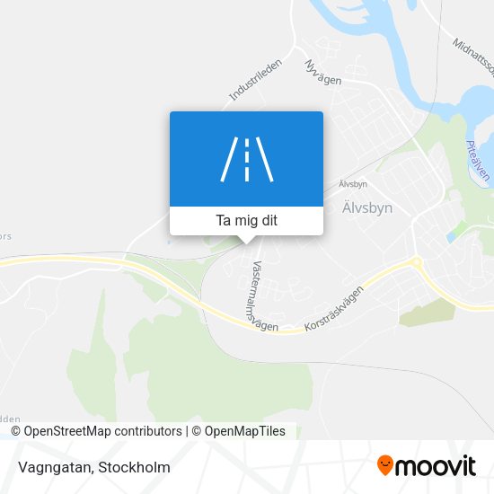 Vagngatan karta