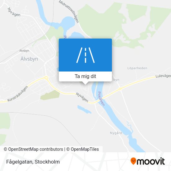 Fågelgatan karta