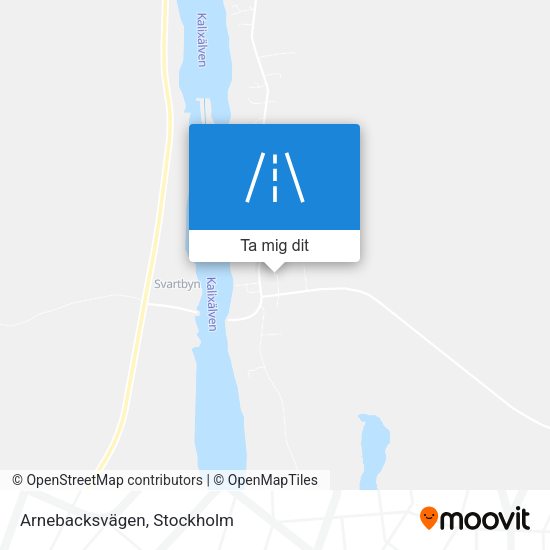 Arnebacksvägen karta