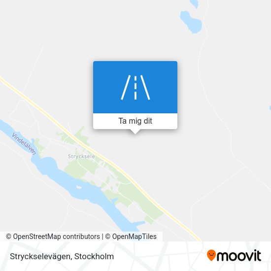 Stryckselevägen karta