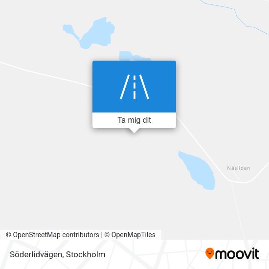 Söderlidvägen karta