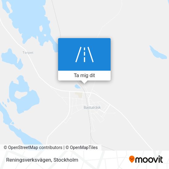 Reningsverksvägen karta