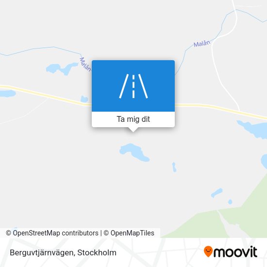 Berguvtjärnvägen karta