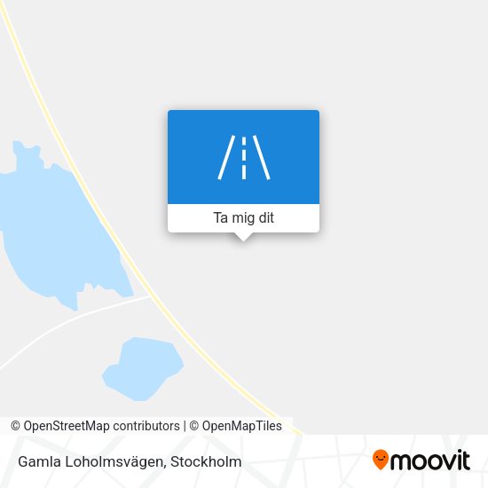 Gamla Loholmsvägen karta