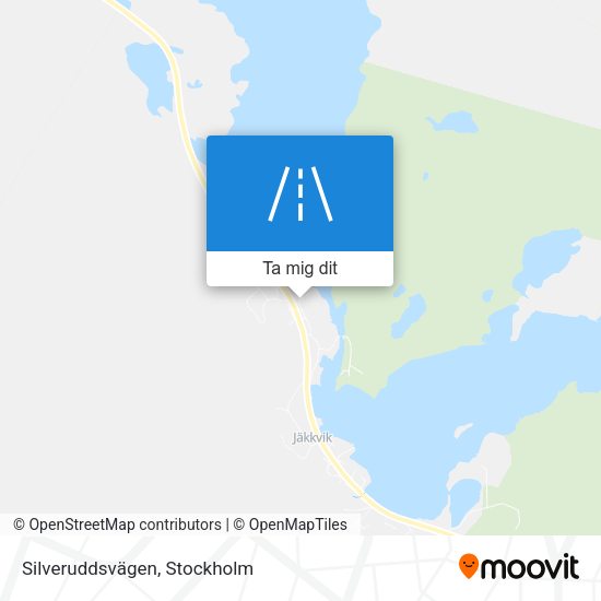 Silveruddsvägen karta