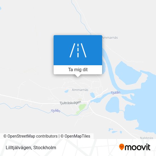 Lilltjälvägen karta