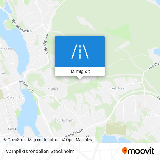 Värnpliktsrondellen karta