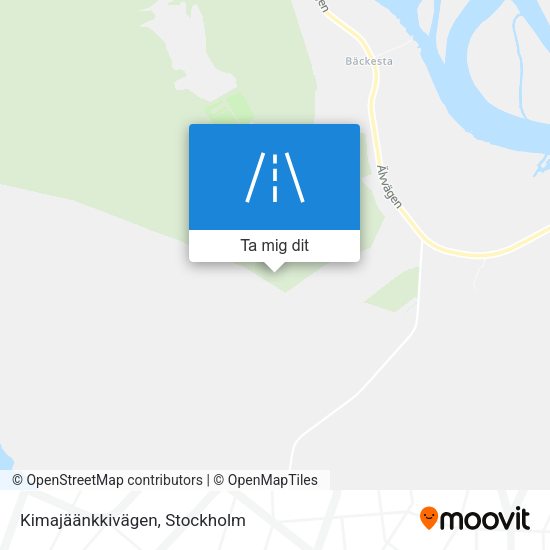 Kimajäänkkivägen karta