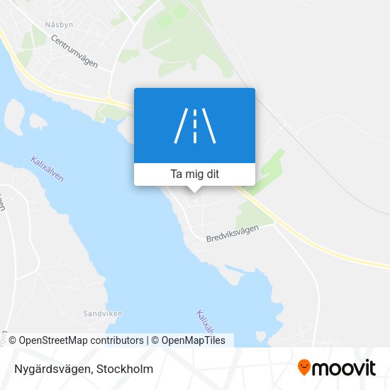 Nygärdsvägen karta