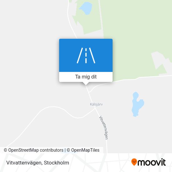 Vitvattenvägen karta