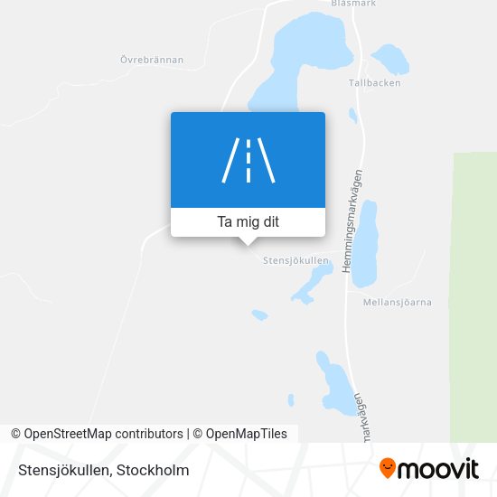 Stensjökullen karta