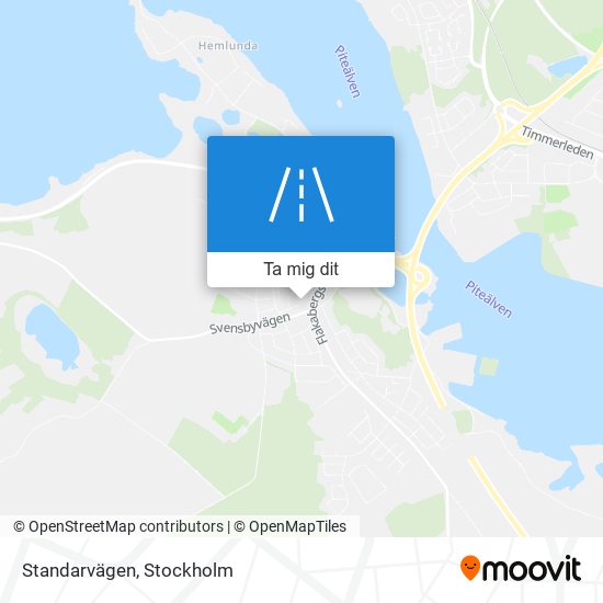 Standarvägen karta