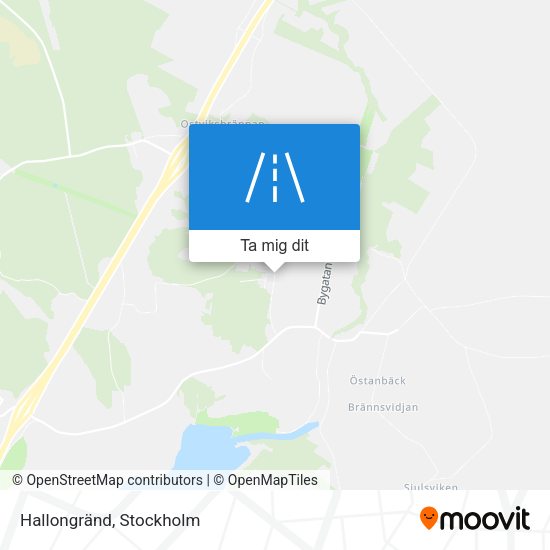 Hallongränd karta