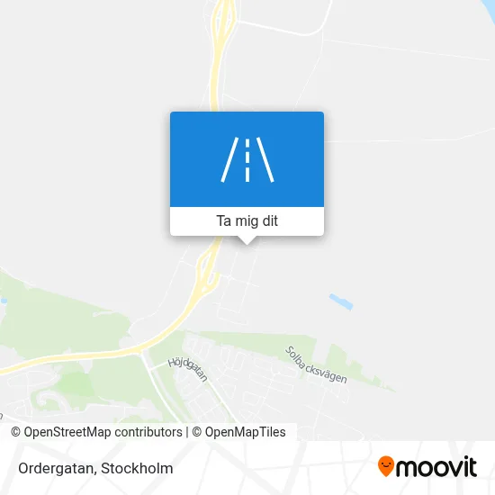 Ordergatan karta