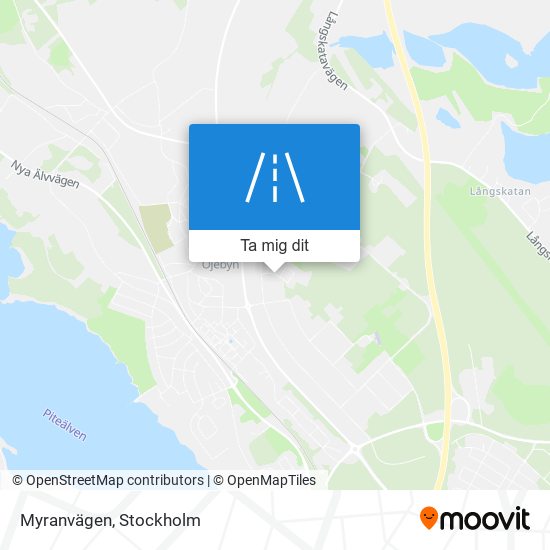 Myranvägen karta