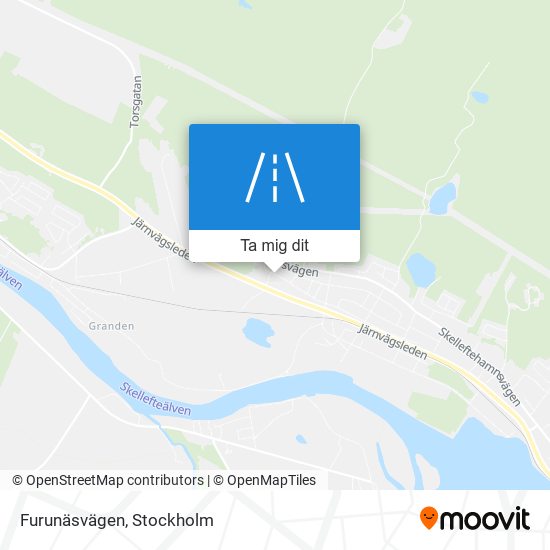 Furunäsvägen karta