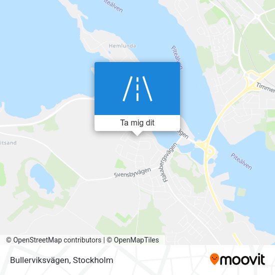 Bullerviksvägen karta