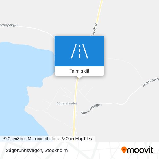 Sågbrunnsvägen karta